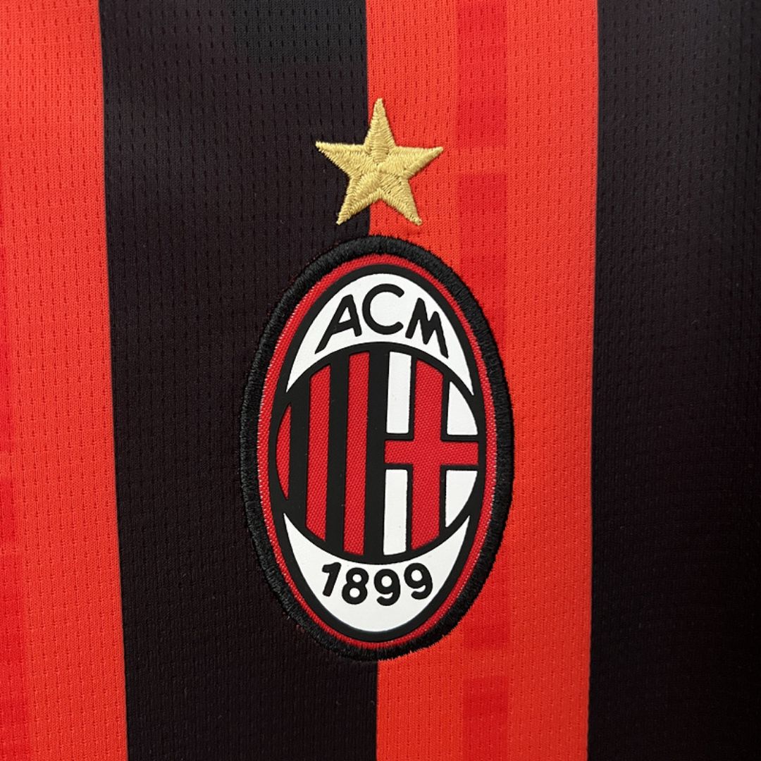 AC Milan - Maillot Domicile 24/25 - Rouge, Noir – Image 5